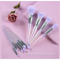 Wholesale 10pcs Crystal Facial Makeup Brush Set